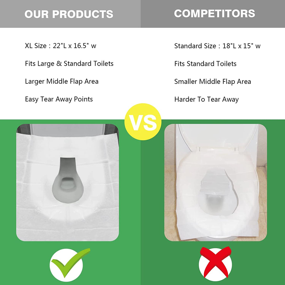 Disposable Travel Toilet Seat Covers