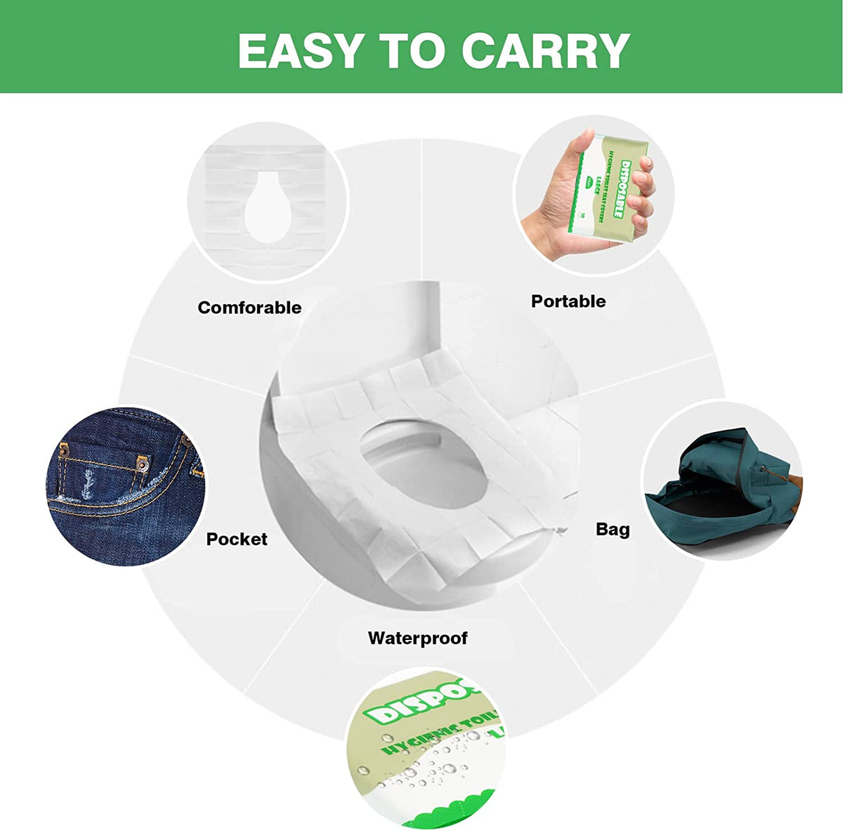 Disposable Travel Toilet Seat Covers