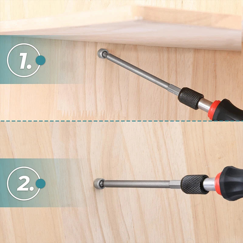 Magnetic Ball-End Hex Bit Set