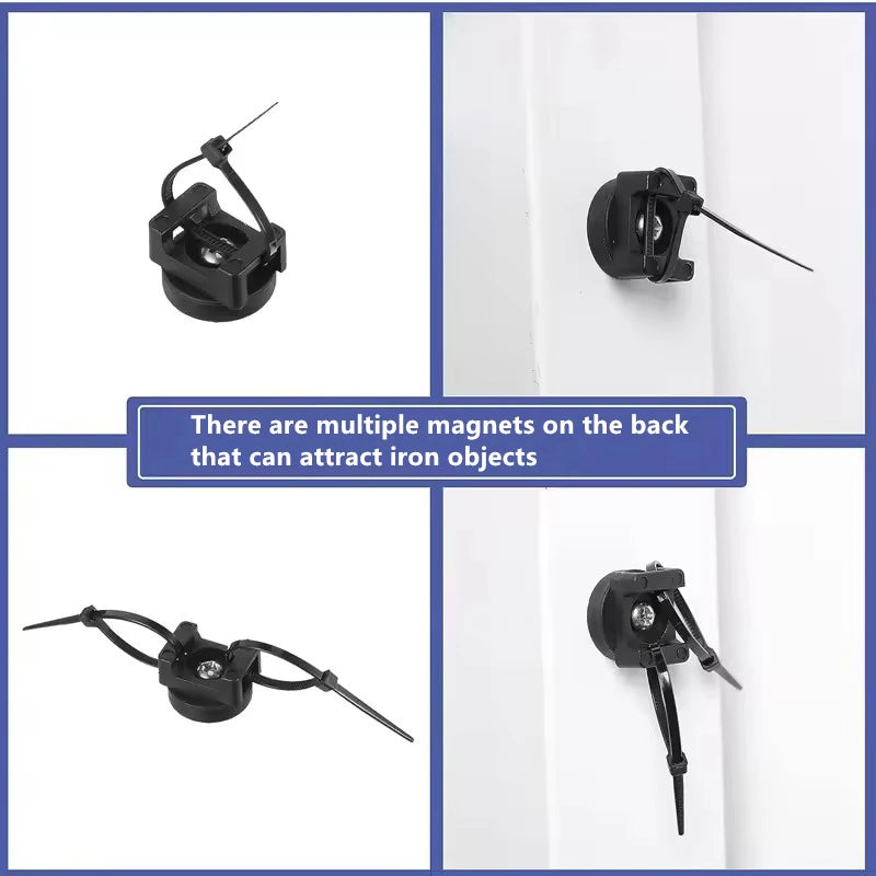 Heavy-Duty Magnetic Cable Tie Mounts