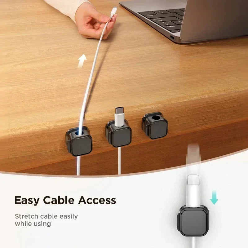 Adhesive Magnetic Cable Clips