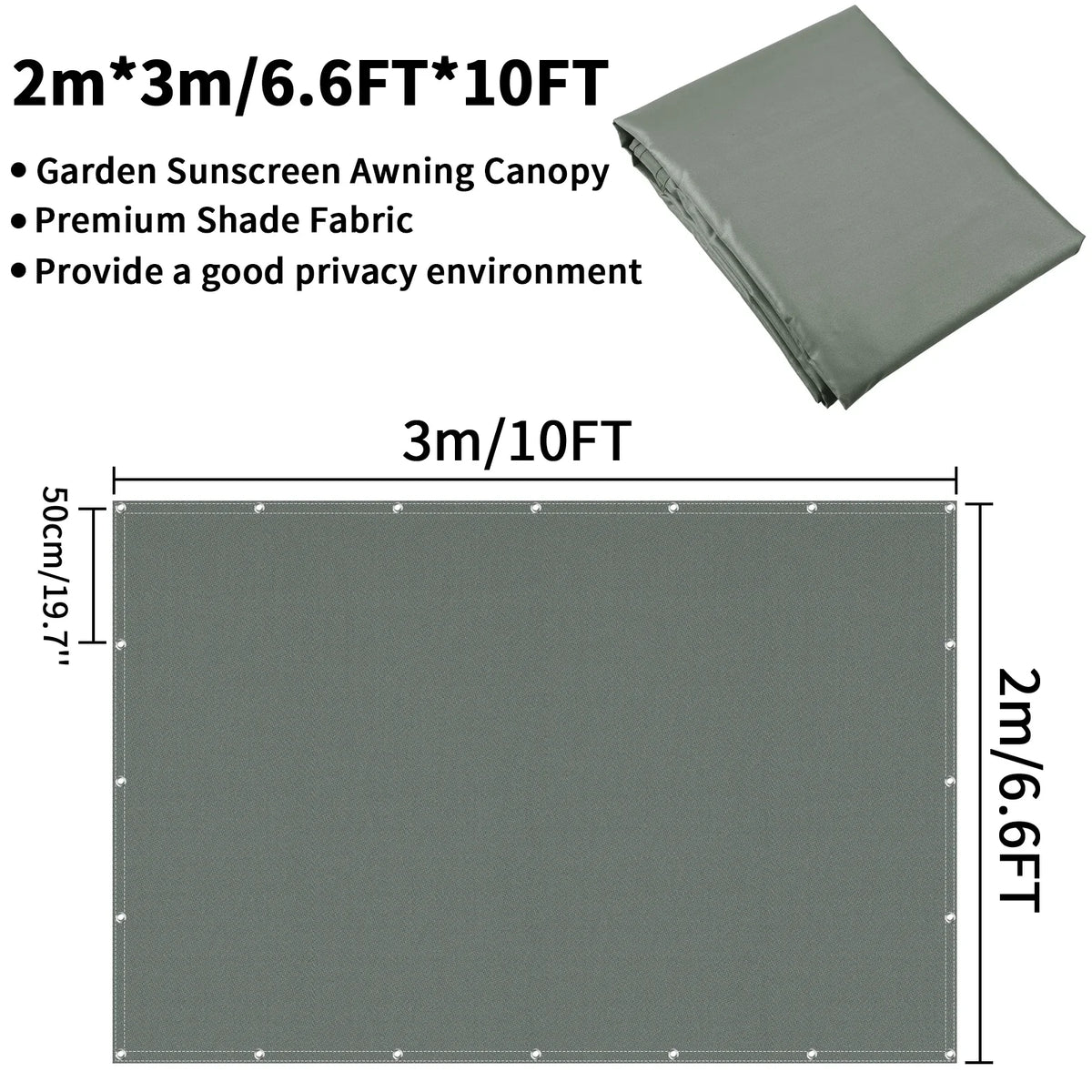 Waterproof UV Sun Shade Sail