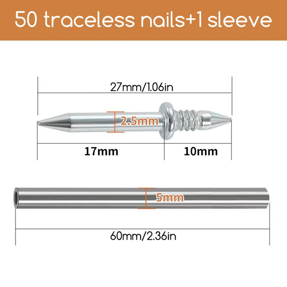 Invisible Double-Head Trim Nails (100 Pcs)