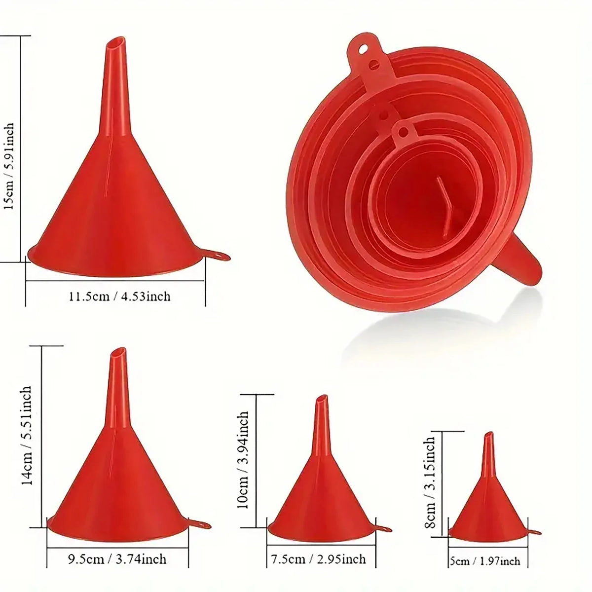Car Oil & Fluid Funnel Set