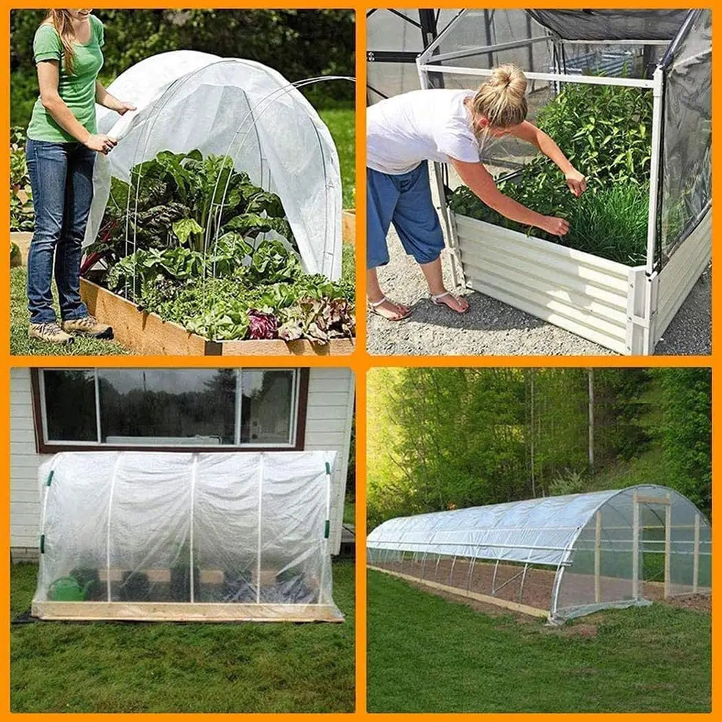 Clear Waterproof Tarp with Grommets