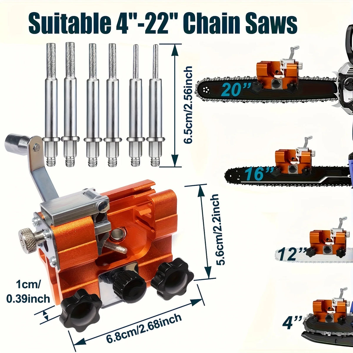 Portable Chainsaw Chain Sharpener