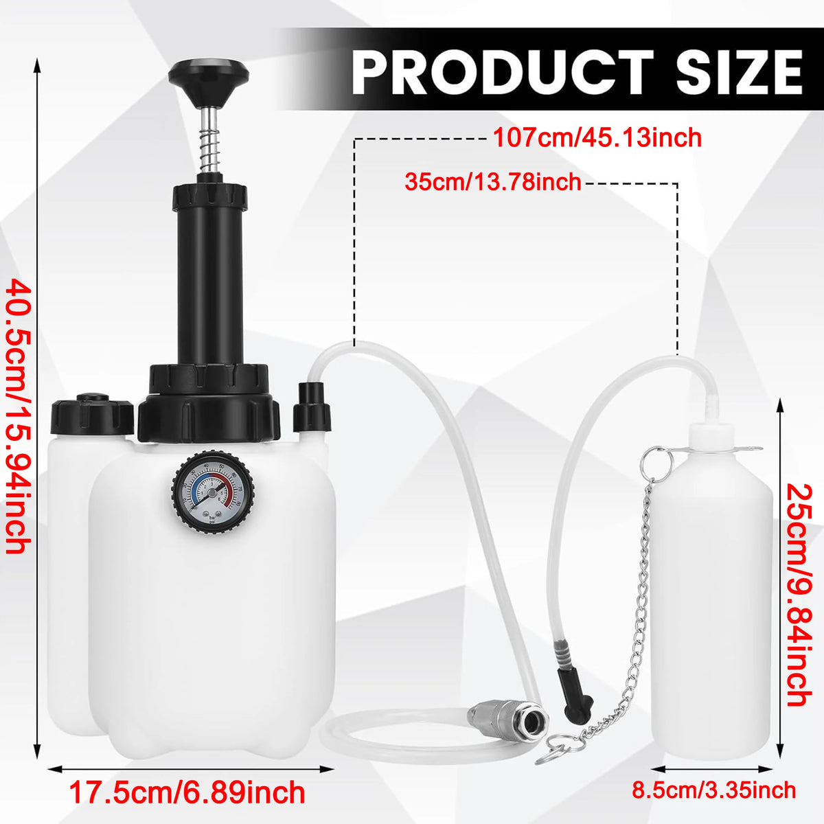 Vacuum Brake Fluid Bleeder Kit (3L)