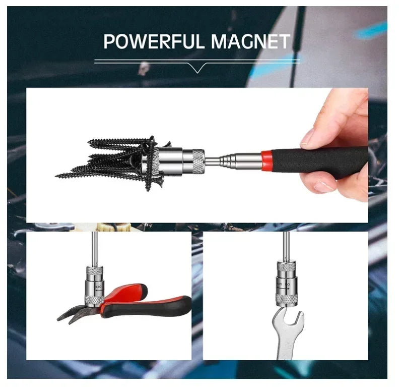 Telescopic Magnetic Pickup Tool with LED