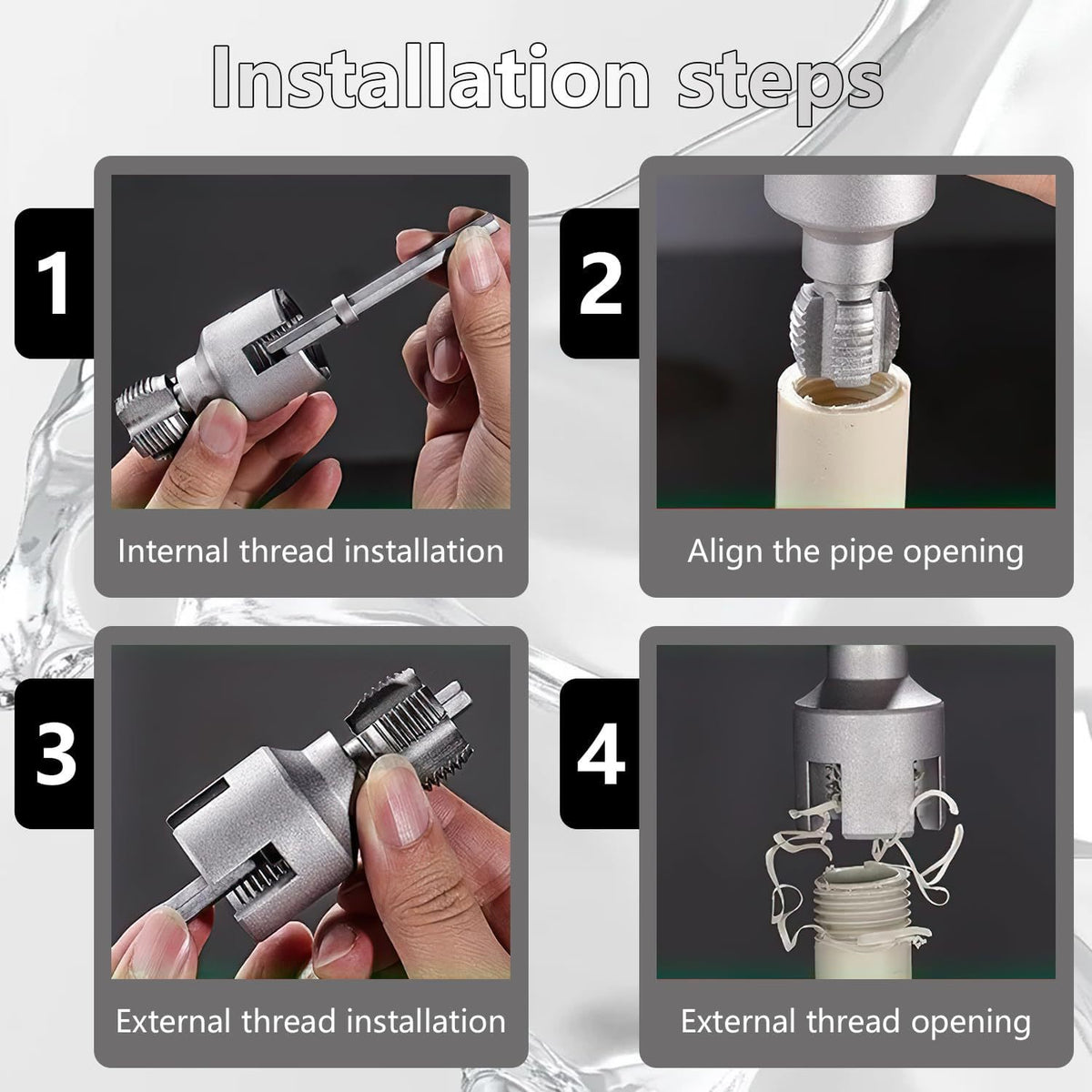 Pipe Threading Tool