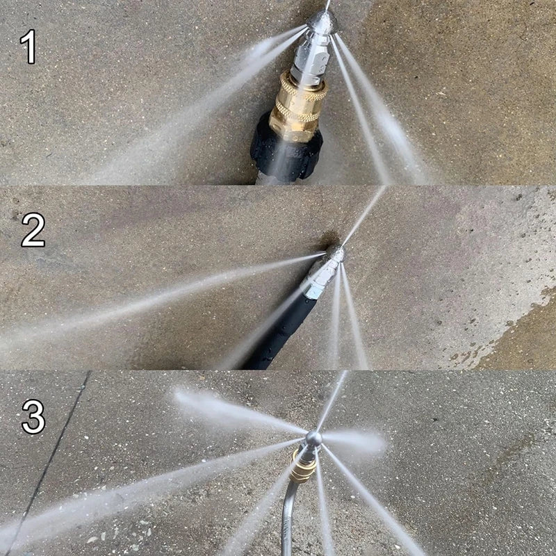 Sewer Jetter Nozzle – Clears Clogs Fast