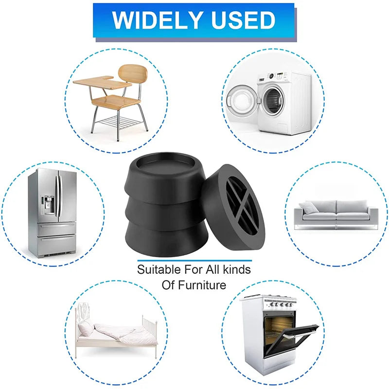 Washing Machine Anti-Vibration Pads (4 Pcs)