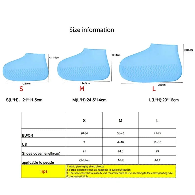 Waterproof Silicone Shoe Covers