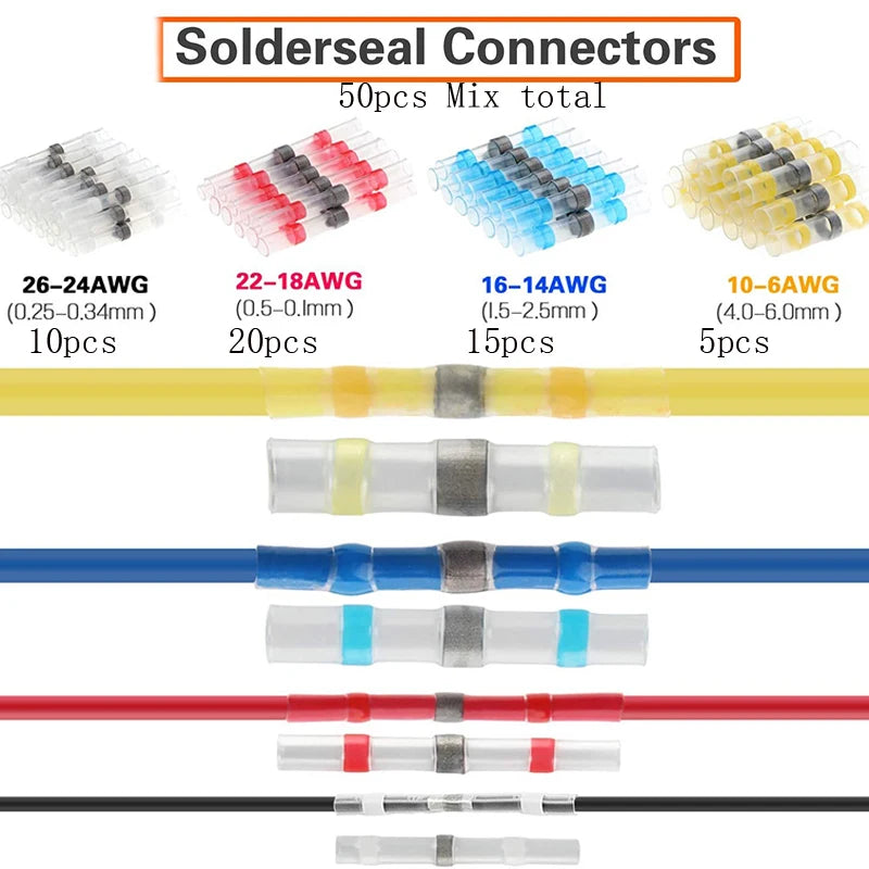 Waterproof Solder Seal Wire Connectors
